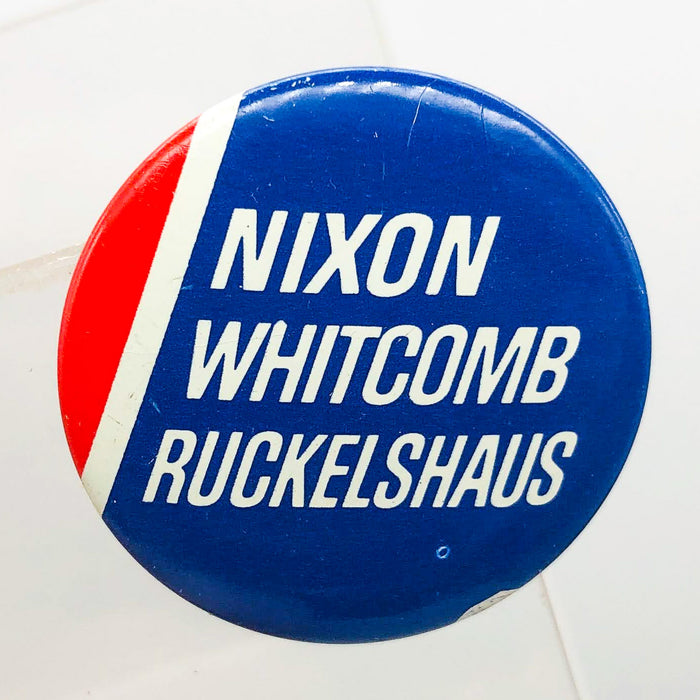 Nixon Whitcomb Ruckelshaus Button 1.25" Presidential Campaign Political 5