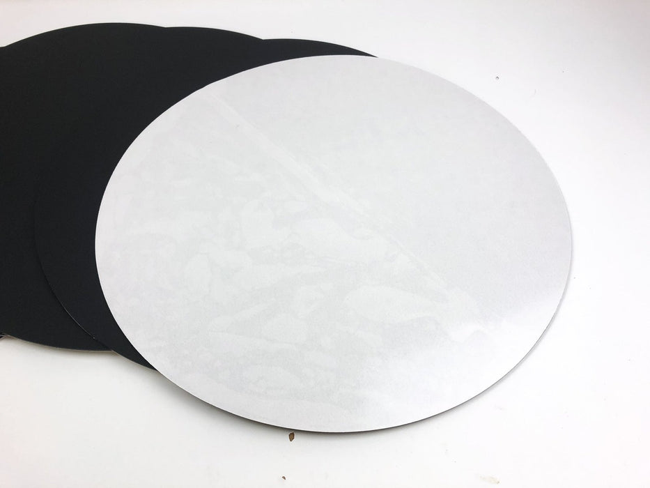 5PK Black Acrylic Circle Discs Round Plexiglas Laser Cut Sheet 16" Diameter 6