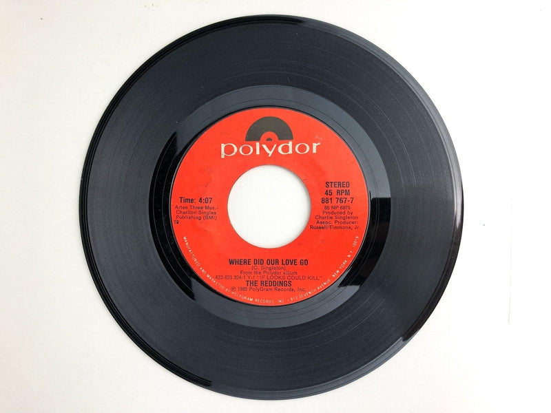 The Reddings 45 RPM Record Single 7" Where Did Our Love Go / Parasite 1985 3