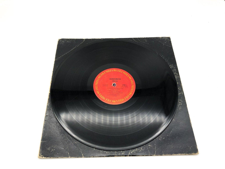 Aerosmith Rocks Record 33 RPM LP AL 34165 CBS Records 1976 7