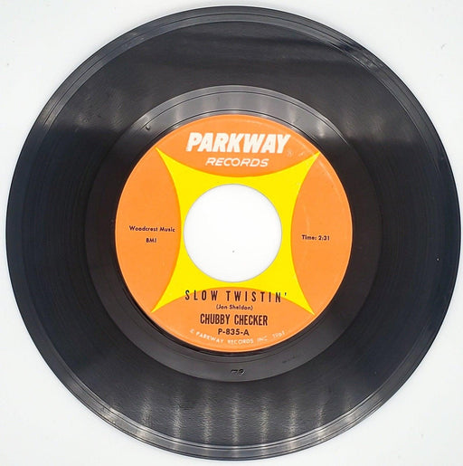 Chubby Checker La Paloma Twist Record 45 RPM Single P-835 Parkway 1962 2