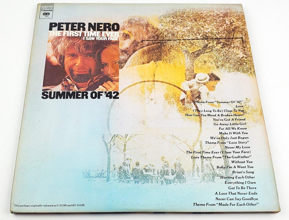 Peter Nero The First Time Ever I Saw Your Face 33 RPM 2x LP Record Columbia 1972 1