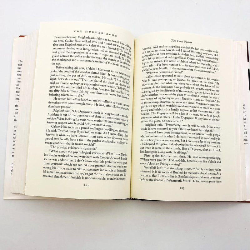 The Murder Room Hardcover P. D. James 2003 1st Edition London Police Museums 9