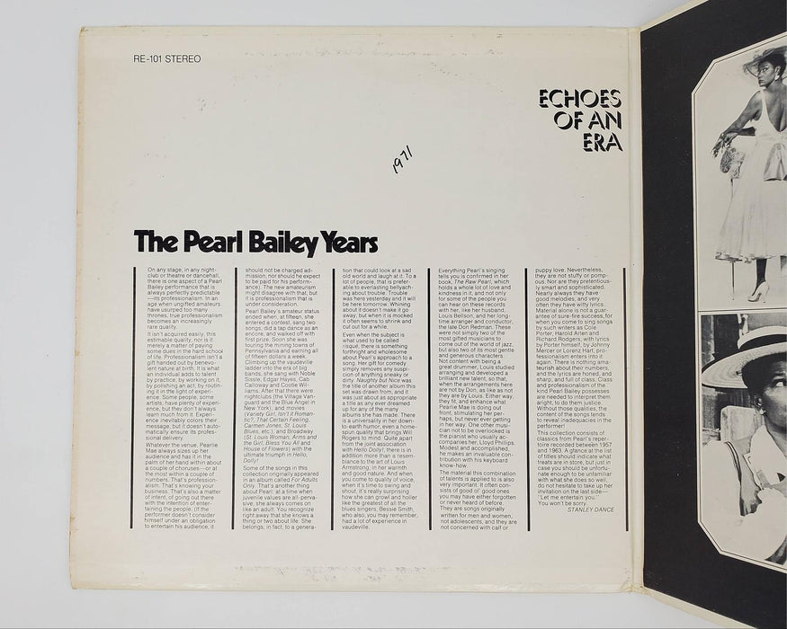 Pearl Bailey The Pearl Bailey Years Double LP Record Roulette 1973 RE-101 4