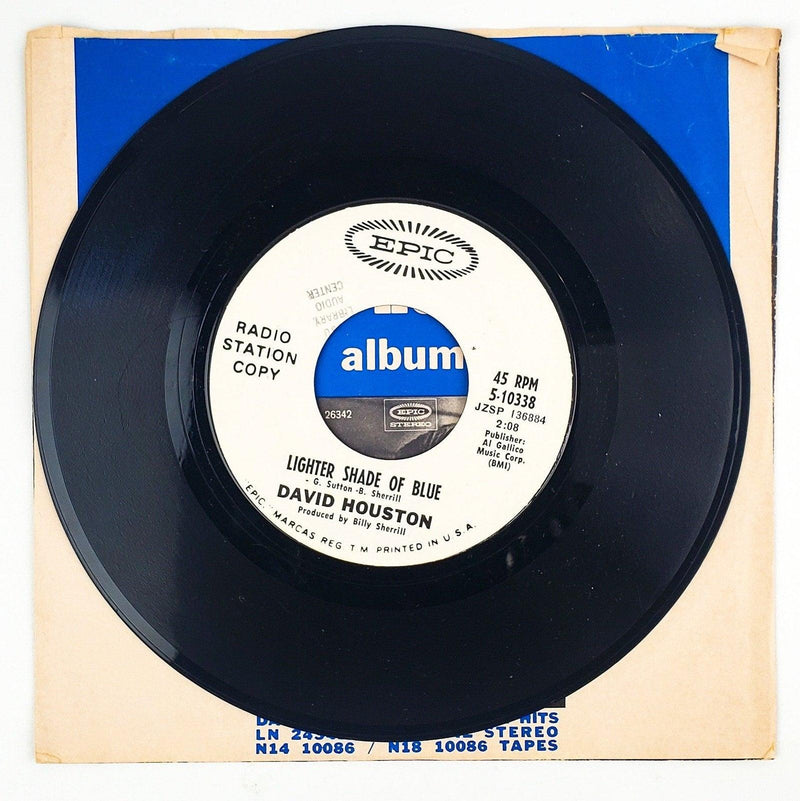 David Houston Already It's Heaven Record 45 RPM Single 5-10338 Epic 1968 Demo 4