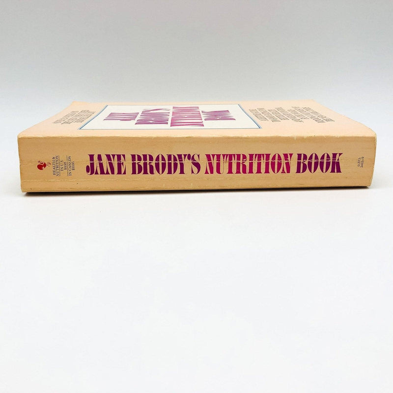 Jane Brodys Nutrition Book Paperback Jane Brody 1981 Nutrition Diet Lifetime Eat 4