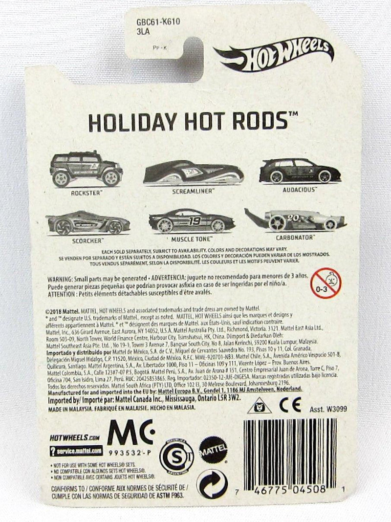 Hot Wheels Holiday Scorcher Audacious Screamliner & Rockster Qty 4 NEW Diecast 10
