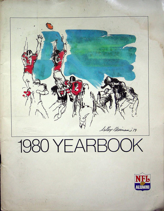 NFL Alumni Yearbook 1980 Otto Graham, Red Grange, Manny Fernandez, Joe Schmidt