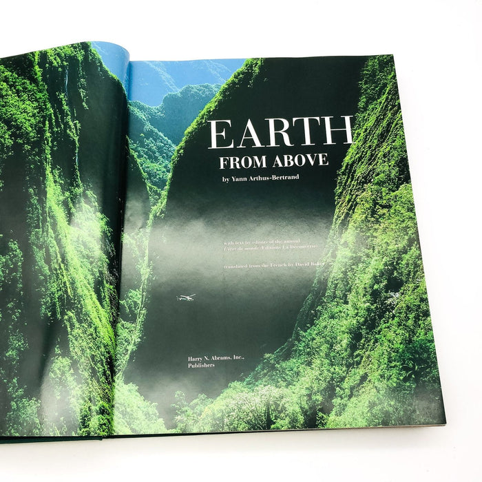 Earth From Above Hardcover Yann Arthus-Bertrand 1999 Nature Beauty Population 8