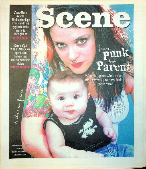 Cleveland Scene Magazine July 2003 Punk Parent Uncle Scratch's Gosepl Revival 1