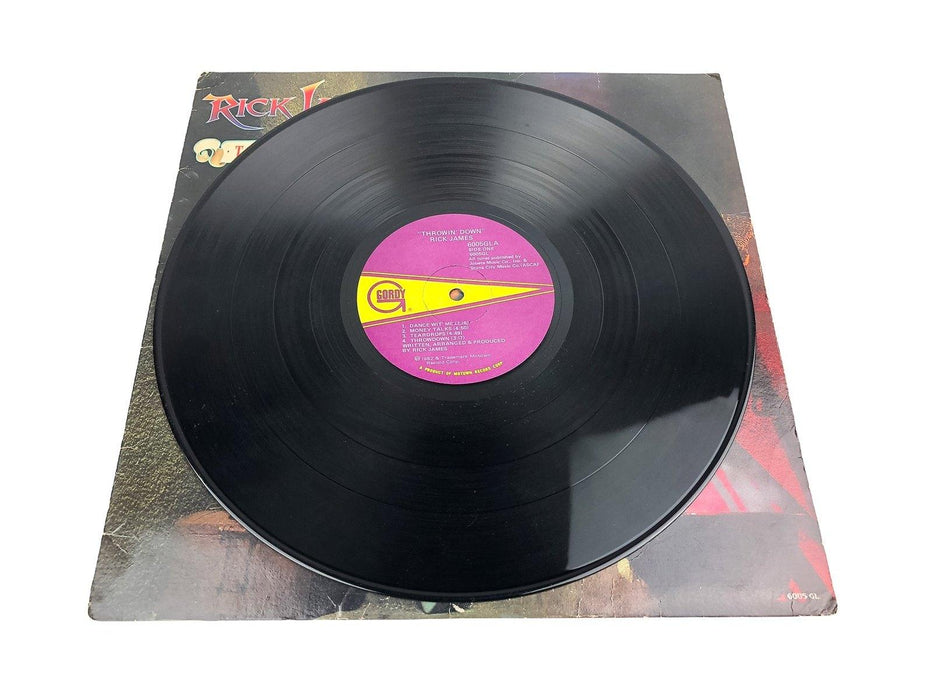 Rick James 33 Record Throwin' Down 6005GL Motown 1982 "Money Talks" 6