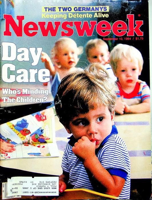 Newsweek Magazine September 10 1984 X-29 Experimental Aircraft Price Of Day Care