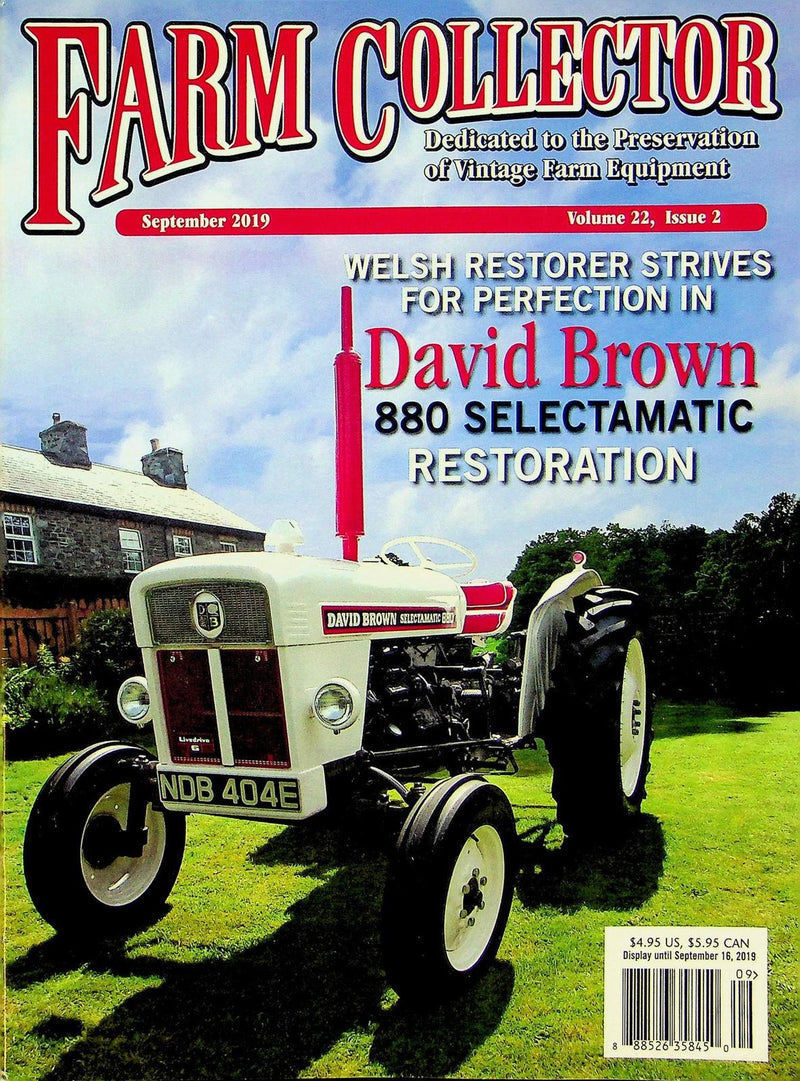 Farm Collector Magazine September 2019 Vol 22 # 2 Selectamatic Restoration