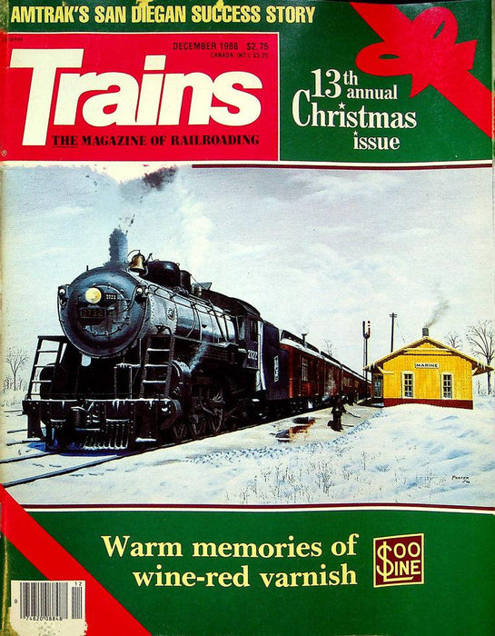 Trains Railroading Magazine December 1988 Vol 49 No 2 13th Annual Christmas