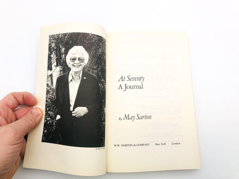 At Seventy A Journal Paperback May Sarton 1993 Diaries Women Author 20th Century 7