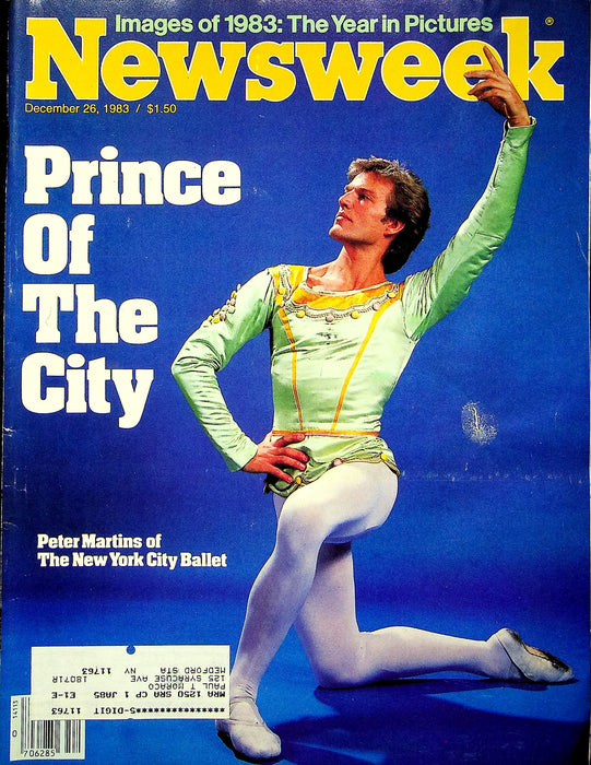 Newsweek Magazine December 26 1983 Peter Martins NYC Ballet Year In Pictures