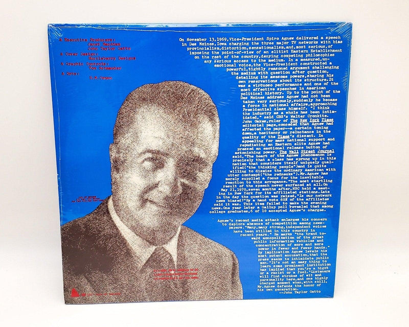 Spiro T. Agnew Attack on the Media LP Record Lava Mt. 1977 SEALED 2
