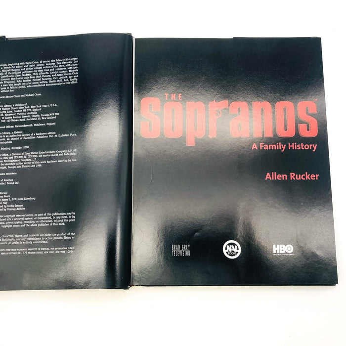 The Sopranos Hardcover Allen Rucker 2000 1st Edition Jame Gandolfini Edie Falco 6