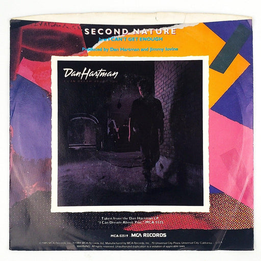 Dan Hartman Second Nature Record 45 RPM Single MCA 52519 MCA Records 1984 2