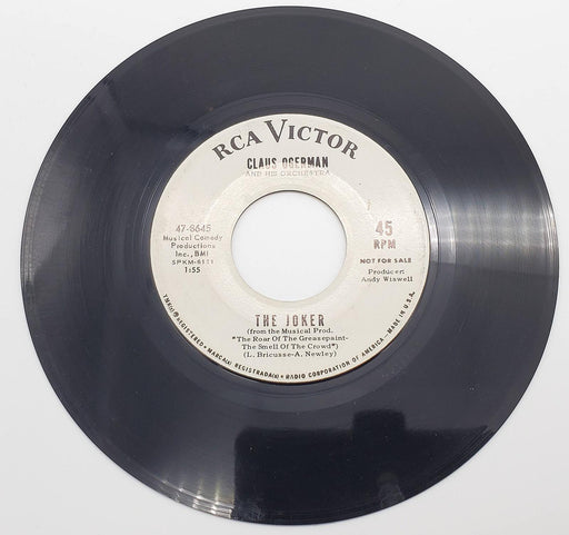 Claus Ogerman Watusi Trumpets 45 RPM Single Record RCA 1965 47-8645 PROMO 2