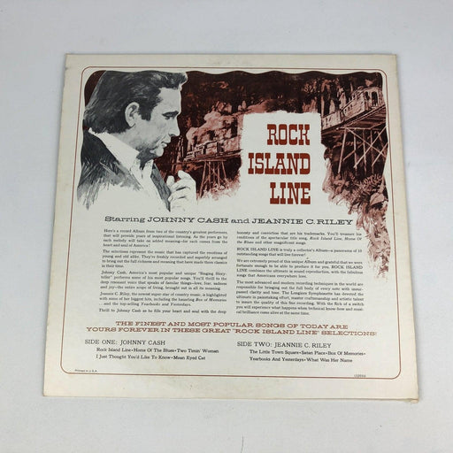 Johnny Cash Rock Island Line Record 33 RPM LP SYS 5288 Living Sound 2