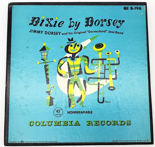 Jimmy Dorsey Jazz Band Dixie By Dorsey 45 RPM 4x EP Record Columbia 1950 B-196 1