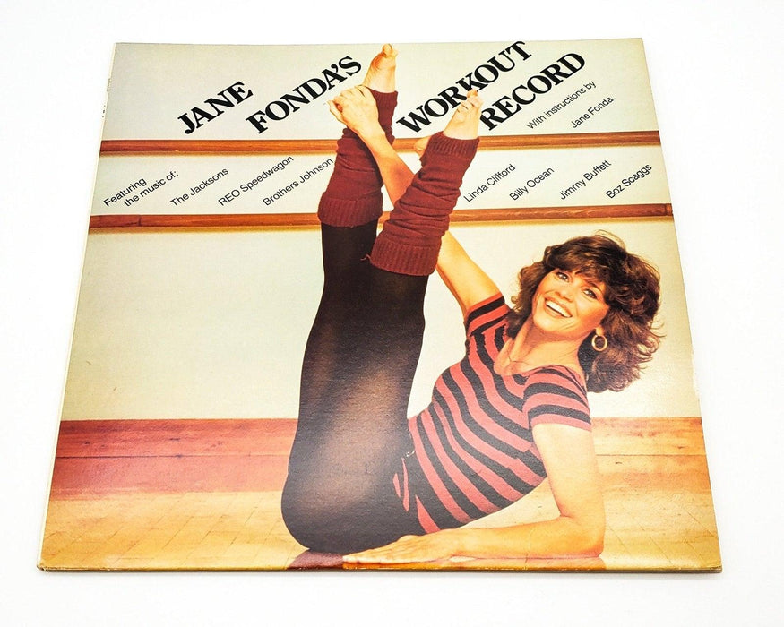 Jane Fonda Jane Fonda's Workout Record 33 RPM Double LP Record Columbia 1981 1