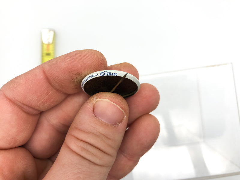 Vintage HHH Hubert H Humphrey Pinback Button Presidential Political Bastian NY 1