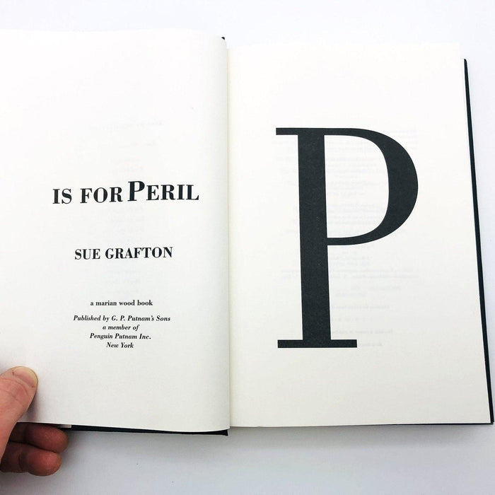 P Is For Peril Hardcover Sue Grafton 2001 Women Private Investigator California 8