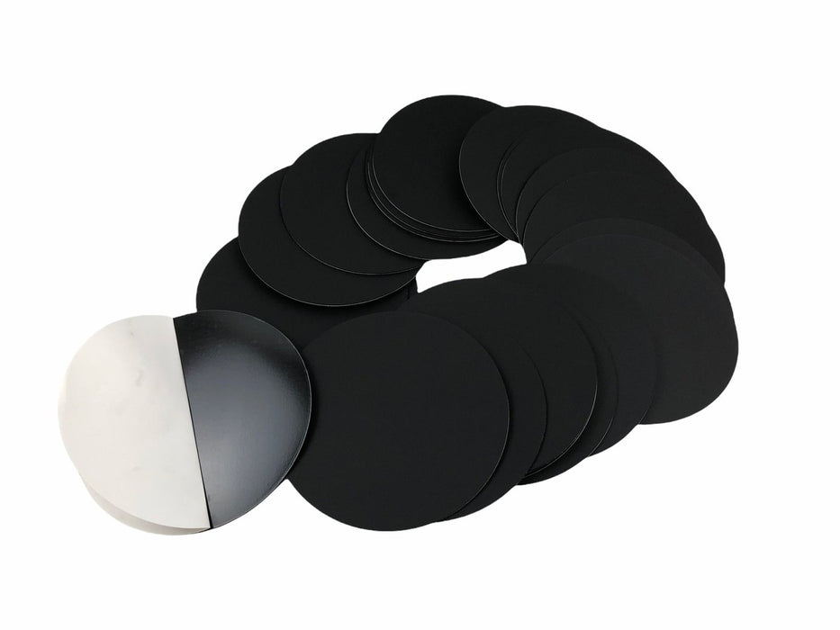 25PK Black Acrylic Circle Discs Round Plexiglas Laser Cut Blank 8-3/4" Diameter 3