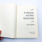 A Mother And Two Daughters Hardcover Gail Godwin 1982 Trauma 1970s 2nd Printing 8