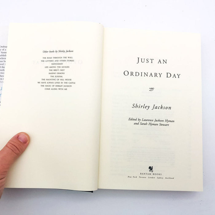 Just An Ordinary Day HC Shirley Jackson 1997 Psychological Stories 1st Edition 7