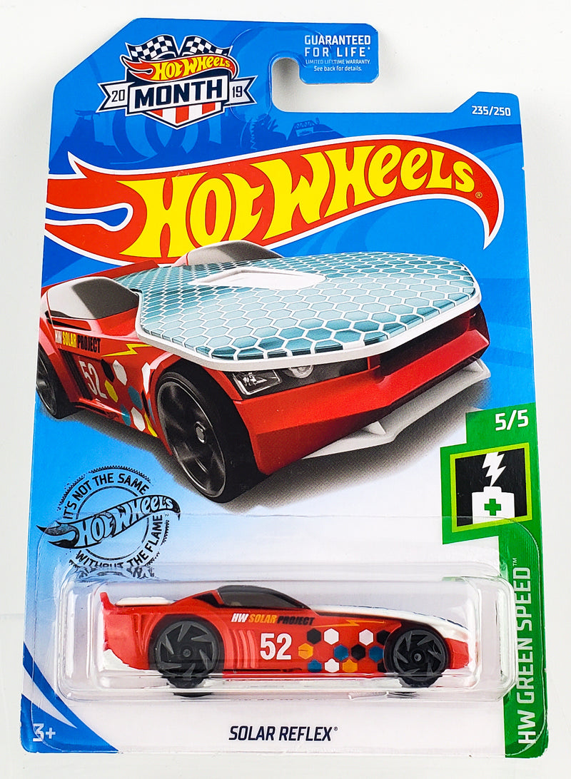 Hot Wheels 2019 Red Solar Reflex Green Speed 5/5 FYC56
