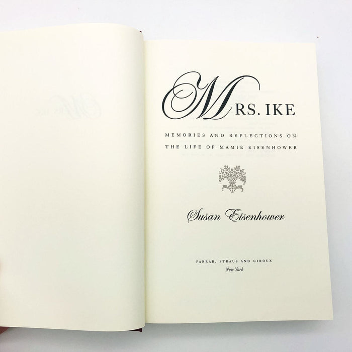 Mrs. Ike Hardcover Susan Eisenhower 1996 President Wife Spouse General Biography 7