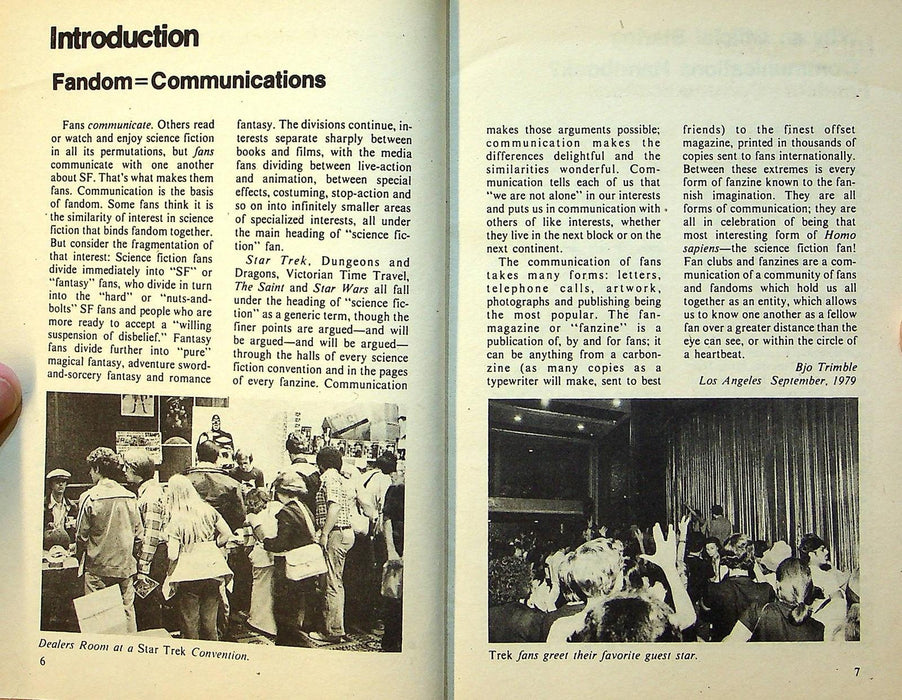 Starlog Communications Handbook For Science Fiction Fans Vol 1 1979 3