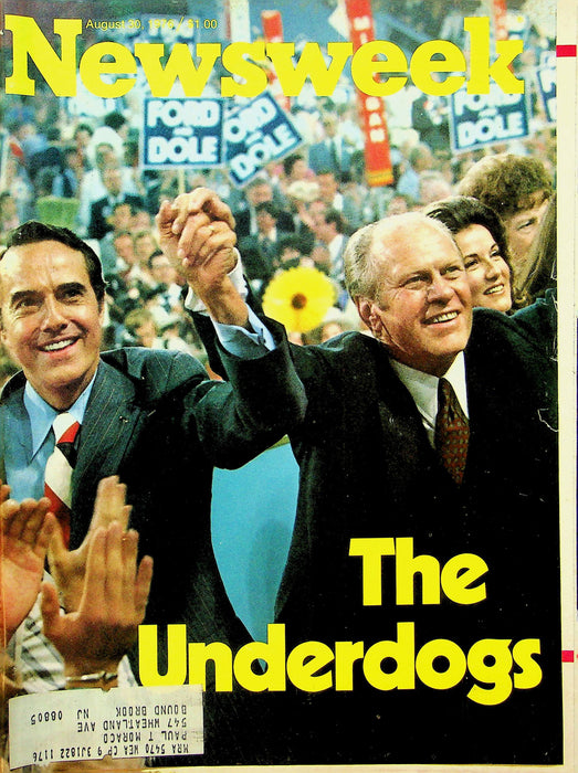 Newsweek Magazine August 30 1976 The Underdogs Political Class 1