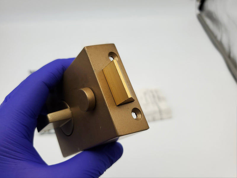 Yale Rim Door Lock No 36 for 1-3/8 & 2-1/4" Doors Brass No Cylinder