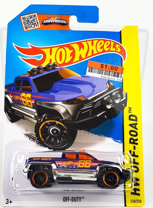 Hot Wheels 2015 Blue Off-Duty Off-Road 116/250 CFK63 1