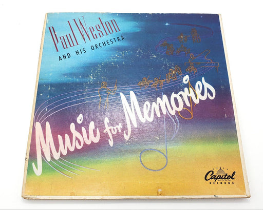 Paul Weston And His Orchestra Music For Memories 45 RPM 2xEP Record Capitol 1950 1