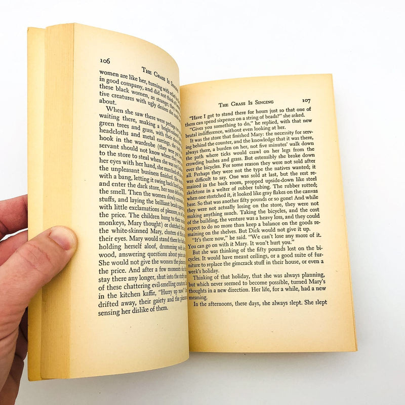 The Grass Is Singing Paperback Doris Lessing 1976 Africa Historical Farming 9