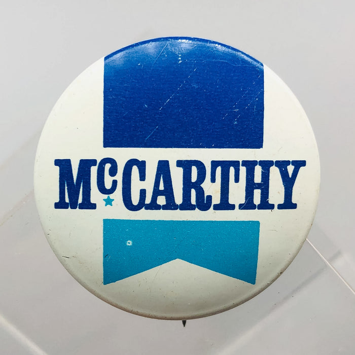 McCarthy Button 1.31" Vintage Political Campaign US Senator Eugene E. Horn 10