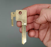 5x Yale LN117 Key Blanks SMK Keyway Nickel Silver Scovill Security 7 Pin NOS 2