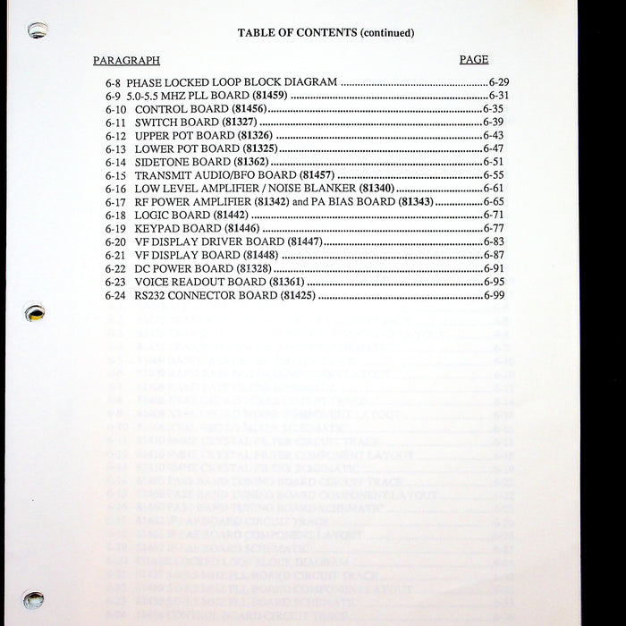 Ten-Tec Model 562 Omni V Operator's Manual