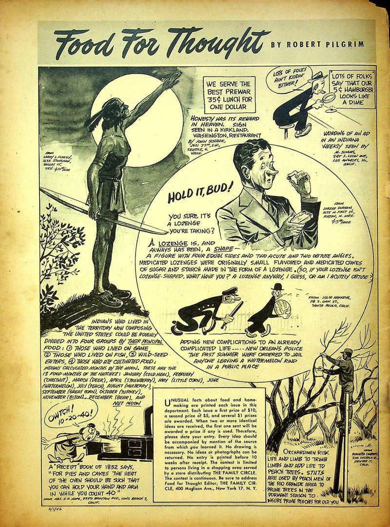 The Family Circle Magazine February 1 1946 Vol 28 No 5 Woman Picking Oranges 3