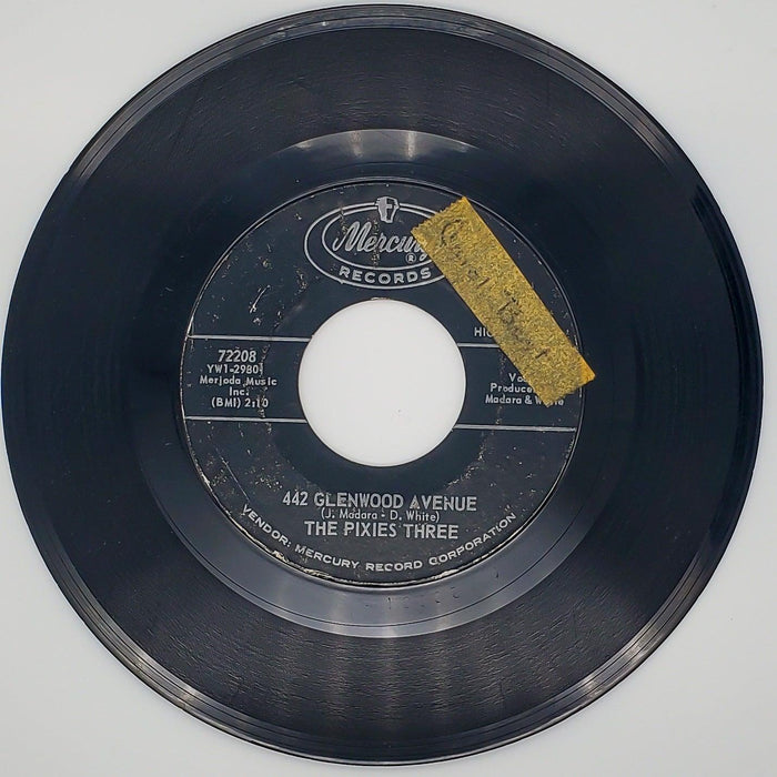 The Pixies Three 442 Glenwood Avenue Record 45 RPM Single 72208 Mercury 1963 1