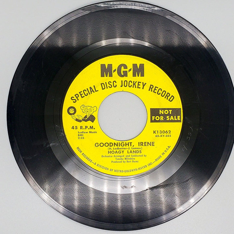 Hoagy Lands It Ain't As Easy As That Record 45 RPM Single K13062 MGM 1962 Promo 2