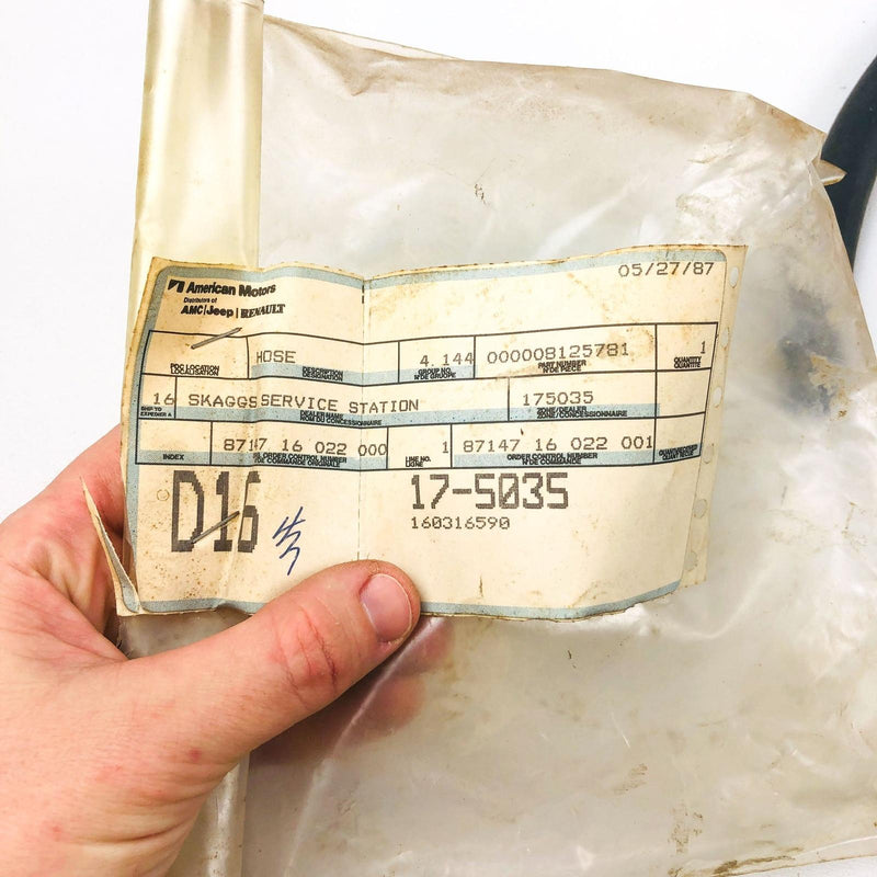 Mopar 8125781 Hose For PCV System Genuine OEM New Old Stock NOS