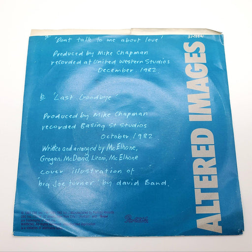 Altered Images Don't Talk To Me About Love Single Record Portrait 1983 37-03841 2