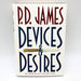 Devices and Desires Hardcover P D James 1989 Adam Dalgliesh Serial Killer Murder 1