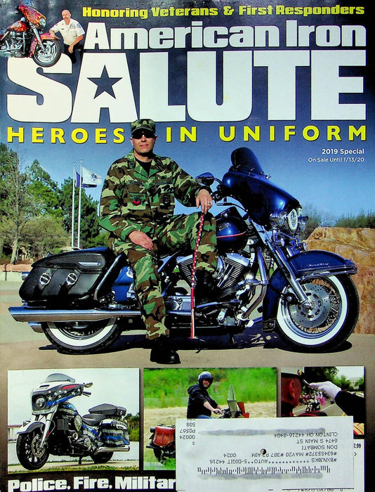 American Iron Motorcycle Magazine January 2019 Special Heroes In Uniform Veteran